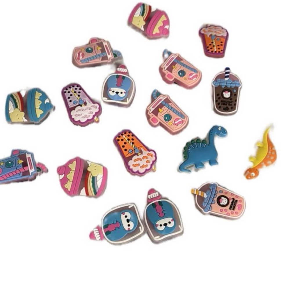 Random Pink Croc Charms Bundle